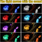 Car Led Interior Lights, RBG 48 LED Multicolor Music Auto Interior Strip Light with APP Control, Waterproof Lighting Lamp Kit Under Dash with Charger, Car Accessories (USB) - Image 6
