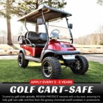 RENEW PROTECT Blak, Semipermanent Rich Black Tire & Trim Treatment, Mid to High Shine, Floor Mat- RV- Golf Cart, Motorcycle-Safe, Acrylic Ceramic-Hybrid Protectant, Wash-Proof, 5 min Dry-Seal 8oz - Image 7