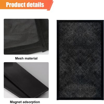 Magnetic Car Sunroof Sun Shade Breathable Mesh, UV Sun Protection Car Moonroof Screen Net, Quick Install, Universal Vehicle Anti-Mosquito Window Cover for Overnight Camping - Image 3