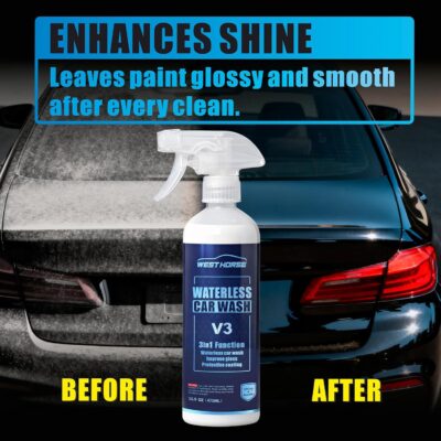 2-Pack Waterless Wash Spray and 6 Towels Kit for Cleaning, High Gloss and Protection- No Rinse Wash for Cars, Trucks, RVs Detailing - Ultra-Concentrated Safe Slick Lubricating Formula - Image 3