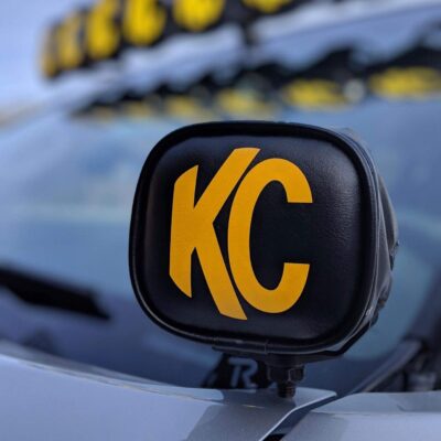 KC HiLiTES 5303 3"" Rectangle Black with Yellow KC Light Covers - Pair" - Image 2