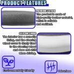 14.5"-15" Car Steering Wheel Cover, Microfiber Leather Breathable Wheel Cover, Anti-Slip Lining Steering Wheel Covers, Car Accessories Interior Decoration for Women Men (Coffee) - Image 3