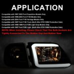 G-PLUS Lightning Style Headlights LED DRL Light Strip Compatible with Ford Expedition 1997-2002/Fit Ford F150 1998-2004/Fit F250 1997-1999 Clear Lens Chrome Housing Amber Reflector - Image 9