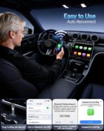 Wireless CarPlay Adapter for Apple iPhone（2026 Upgraded） Mini Design, Converts Factory Wired to Wireless Adapter for CarPlay, Plug and Play, Auto Connect Fast and Stable(Black) - Image 8
