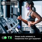 Premium Airplane Bluetooth 5.4 Transmitter Adapter, for 2 AirPods/Headphones,2 in 1 Transmitter Receiver with aptX Low Latency,Wireless Adapter for Flight,TV,Gym,Tablets Car Stereo - Image 5