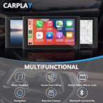 Wireless Carplay Screen – Clearance! Compatible with Apple Carplay and Android Auto, 7" HD Touch Screen Portable Car Stereo with 1080P Backup Camera, Bluetooth, Voice Control – Only $32.99 - Image 7