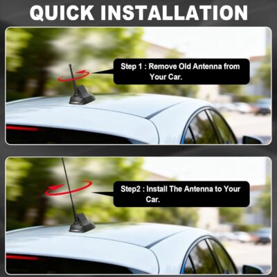 Universal Car Replacement Antenna Mast 16 Inch Waterproof Flexible Rubber Car Roof Antenna Vehicle AM FM Radio Antennas for Cars Trucks SUVs - Internal Copper Coil for Enhanced Reception - Image 6