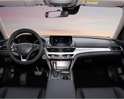 West Llama Customized Auto Car Steering Wheel Cover for Honda Civic, CR-Z, Insight, S2000, 14" - 14.25" (Black-Small Size) - Image 3