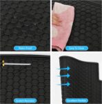 Car Floor Mats Custom Fit for Chevrolet Tahoe/GMC Yukon 2015-2020 Chevy Black Rubber All Weather Protection Auto Floor Liners Heavy Duty Odorless - Image 8