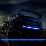 TOMALL 35.2'' Strong Reflective Stripe Stickers High-Intensity Night Visibility Reflective Decal Universal Safety Warning Diamond Grade Waterproof Self Adhesive for Car Trunk (Blue)