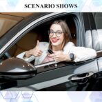 Frienda Bling Keychain for Women Gifts Car Wristlet Key Chains Crystal Lanyard Rhinestone Fob DIY Crafts - Image 4