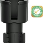 Car Cup Holder Expander Adapter for Large Water Bottles - [Patented & Upgraded] - Holds: Hydro-Flask, Yeti, Nalgene, Owala, 32-40oz - Adjustable Expandable Insert Extender - Universal