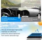 Sonata Dash Cover - Dashboard Cover for Hyundai Sonata 2011 2012 2013 2014 Accessories Suede Dash Mat for Sonata Anti-Glare and Sun Protection Back - Image 6