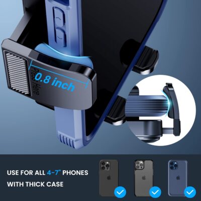 Phone Mount for Car Holders Cell Phon Holder Hands Free Phone Stand for Car Vent Automobile Mount Fit iPhone Android Smartphoe Universal Camera Mount Stabilizers - Image 6