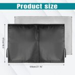 2PCS Car Window Shades, Magnetic Rear Side Window Car Sun Shades for Heat & UV Protection, Breathable Double Layer Window Sunshade, Auto Privacy Window Curtains for Baby - Image 2