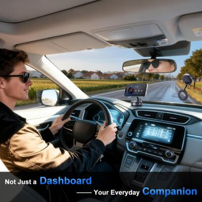 Vacuum Magnetic Suction Car Phone Holder Fold-able and and Hands-Free 360° Adjustable Rotation Phone Mount, Compatible with All Smartphones - Image 6