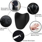 Car Neck Pillow for Driving, car headrest Pillow Head and Neck Rest Pillow for car headrest, Neck Support for car Driving or Traveling or Sleeping of Accessories with Memory Foam - Image 4