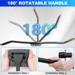 THINKWORK Windshield Cleaner Tool, Car Interior Cleaning Kit, Car Detailing Kit Interior Cleaner with10Pcs Detailing Brush Set, Gray Auto Detailing Supplies & Accessories - Image 2