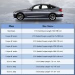 Car Cover Waterproof All Weather for Automobiles, Full Exterior Covers for Sedan & Coupe (186-193 inch) Universal Fit for Ford Mustang, Chevy Camaro Corvette etc. Rain Sun Snow Protection. - Image 5