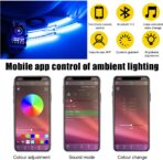 Car Led Interior Lights, RBG 48 LED Multicolor Music Auto Interior Strip Light with APP Control, Waterproof Lighting Lamp Kit Under Dash with Charger, Car Accessories (USB) - Image 4