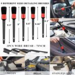 AUTODECO 33Pcs Car Wash Detailing Kit Cleaning Kits with Foam Gun Sprayer Brush Large Wash Mitt Towels Complete Interior Exterior Car Washing Supply Set Blue - Image 4