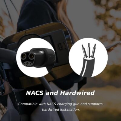 MSI EV Life Plus NACS Hardwired, Level 2 Charger, 240V, 60A, 14.4 kW, IP55 Rated-Water and dust Resistant, IK08 Impact Resistant, UL2594 Certified, Energy Star, RFID Card, 5 Years Warranty - Image 4