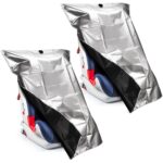 2Pcs Baby Car Seat Sun Shade Cover,Infant Car Seats Heat Protector,Baby Travel Accessories to Keep Toddler Seats at Cool Temperature,CarSeat Cooler Cover UV Protection from Heat/Sun for Babies Seat