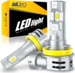AILEO 2024 Upgraded H11 LED Bulbs,18000LM 60W 500% Ultra Brightness 6500K Cool White H8 H9 H11 LED Fog Light Bulb,Canbus Plug and Play,2Pcs