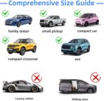 Car Window Shades, 2 Pack Side Car Window Sun Shades for Camping, UV Protection Breathable Mesh Baby Window Covers, Window Screen for Car, Truck, SUV, Protect Privacy for Kids, Family (39.8"x18.9") - Image 6