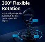 360° Adjustable Vacuum Magnetic Phone Holder, Airgrip - Magnetic Vacuum Phone Holder for Car, Vacuum Suction Magnetic Mount, Gym/Truck/Boat/Shower for iPhone & Android with Radiation Protector Sticker - Image 4