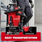 ECOMAX Ultra Quiet Shop Vacuum Wet and Dry 6 Gallon, Shop Vac 4 HP, 80% Quieter Operation, 3X Longer Motor Lifespan, Powerful & Portable for Home, Garage, Jobsite, Workshop - Image 6