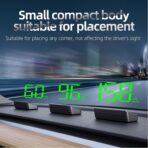 Head Up Display M2, HUD Projection Display Speed, Compact Body, Large Font, Plug and Play, Suitable for All Vehicles - Image 6