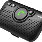 Bluetooth Car Speaker for Cell Phone, Handsfree Bluetooth Car Kit Motion AUTO ON Off Support Siri Voice Assistant Handsfree Speakerphone with Visor Clip - BC980P