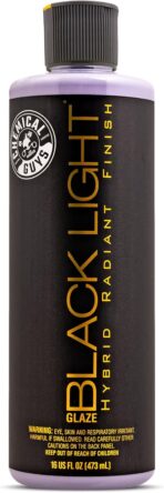 Chemical Guys Black Light Hybrid Radiant Finish - Premium Glaze and Car Sealant for Black and Dark Colors - Enhances Depth, Gloss & Protection on Cars, Trucks, SUVs & More, 16 fl oz Bottle