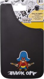 Plasticolor 000502R01 Yosemite Sam Back Off Easy Fit Mud Guard 11" - Set of 2,Multi-colored - Image 2