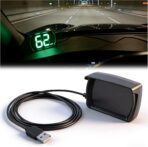 Car HUD Digital Speedometer for Car with HD MPH Display,USB Plug & Play GPS Speedometer MPH with Large Font Display & Shading Plate,Portable Heads up Displays for Cars,SUVs,Trucks