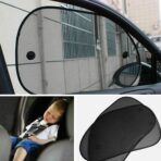 2 Pack Universal Car Window Shade, Cling Sunshade - Sun, Glare and UV Rays Protection for Your Child - Baby Side Window Car Sun Shades, Blocks Over 98% of Harmful UV Rays (Large) - Image 6