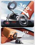 LISEN for Magsafe Car Mount, Phone Holders for Your Car, Magnetic Car Accessories for Women Men Jeep Truck BMW Kits for iPhone 17 Pro Max 16 15 14 13 12, Samsung S26, Black - Image 6