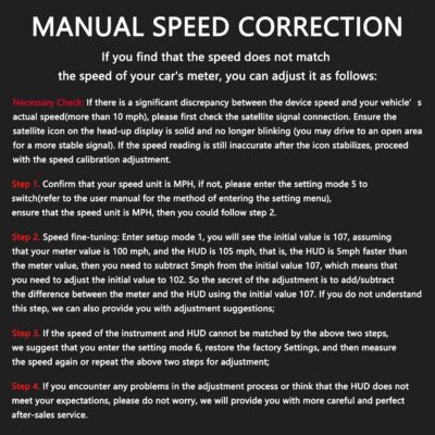 Windshield Heads Up Display for Car MAIMEIMI Digital Speedometer for Car HUD GPS Speedometer MPH with Travel Direction, Overspeed Alarm & Fatigue Driving Alarm for All 5V Vehicles - Image 6