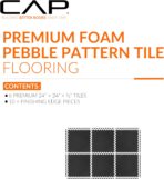 CAP Puzzle Exercise Mats | 1/2” Thick EVA Interlocking Foam Tiles for Home Gym Flooring | Multiple Options - Image 2
