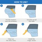 Car Window Shades for Baby - 2 Pack Sun Shade Blocker, Breathable Mesh Rear Side Window Shade Sunshade for SUV, UV Protection for Baby Family Pet, Mosquito Bug Net Window Screens for Camping - Image 6