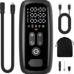 Tire Inflator Portable Air Compressor 150PSI,28 Cylinders 12V Electric Air Compressor,140W Auto Shut-Off with LED Light Air Pump,Portable Tire Pump for Motorcycle Car Tires,Bicycle,Moto,Ball