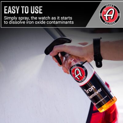 Adam's Iron Remover (16oz) - Iron Out Fallout & Stop Rust Remover Spray for Car Detailing Removes Iron Particles in Auto Paint, Wheels, Motorcycle, RV & Boat - Use Before Clay Bar, Wax or Car Wash - Image 3