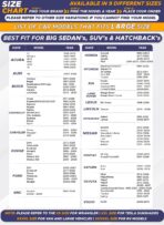 EcoNour Car Front Windshield Sun Shade for Car | SUV Accessories for Maximum Sun and Heat Protection | UV-Blocking Windshield Dash Cover & Sun Visor for Cooler Interior | Large (64 x 34 Inches) - Image 3