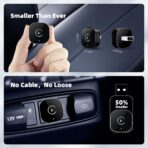 【2026 Upgarded】Wireless CarPlay Adapter for iPhone, Mini USB Design for Cars with Wired CarPlay, Fast Connection,5.8GHz WiFi,No Delay, Compatible with iOS 10+ & iPhone 6+, USB/Type C,Plug and Play - Image 2