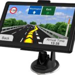 GPS Navigator for Car with 2026 Latest Maps Free Update, 7 Inch Car GPS Navigation System for Truck Commercial Drivers with POI/Zip Search, Voice Turn Guidance, Speedcam Red Light Alerts, 7 Vehicles