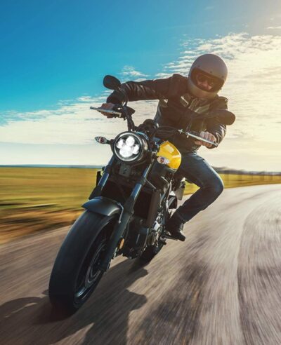 Zmoon 5 3/4 5.75 Inch LED Headlight for Motorcycle, Compatible with Harley Davidson Sportster Iron 883 Dyna Street Bob Super Wide Glide Low Rider Night Rod Train Softail, IP67 Waterproof, 1PCS - Image 5