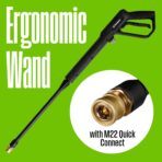 Westinghouse ePX3050 Electric Pressure Washer, 2100 Max PSI 1.76 Max GPM with Foam Cannon and Turbo Nozzle, for Cars/Fences/Driveways/Home/Patios - Image 7