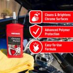 Mothers California Gold Chrome Polish, 12 oz. — Cleans & Brightens Chrome Bumpers, Wheels, Trim & Accessories, Protects Against Fingerprints, Rust & Corrosion, Safe on Glass & Mirrors (05212) - Image 3