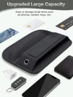 Universal Fit Premium Leather Car Seat Gap Filler Organizer, Center Console Organizer with Card Slots, Clever Gifts for Car SUV Truck Owners (Black, 2 Pack) - Image 8